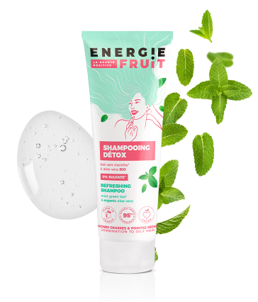 shampoing sans sulfate detox energie fruit