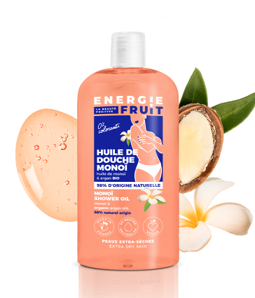 huile de douche monoï energie fruit