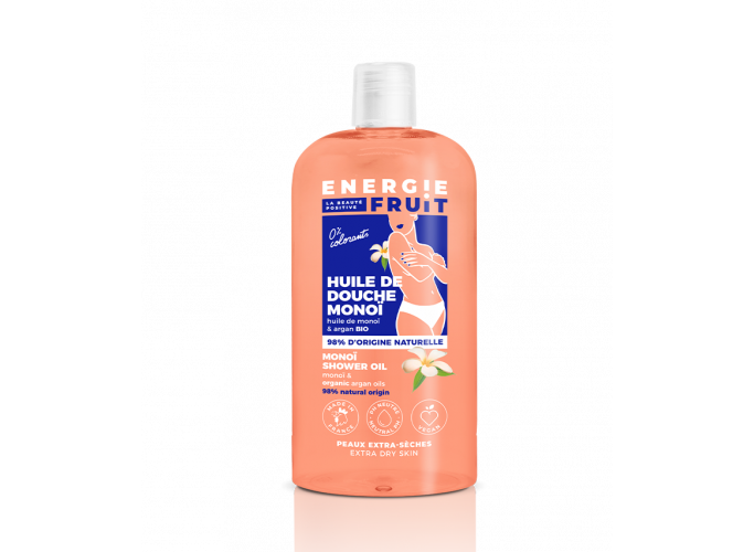 huile de douche monoï face energie fruit