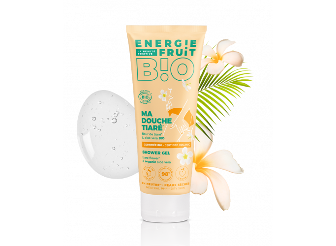 gel douche BIO tiaré energie fruit