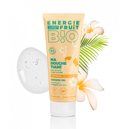 gel douche BIO tiaré energie fruit