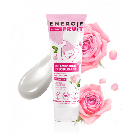 Shampoing sans sulfate monoï rose energie fruit