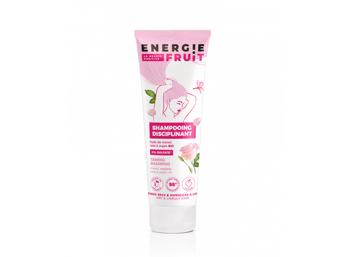 Shampoing sans sulfate monoï rose face energie fruit