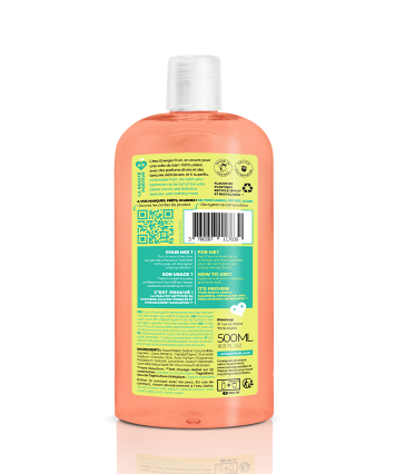 Gel douche yuzu chanvre dos energie fruit