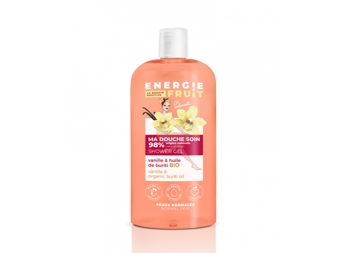 gel douche vanille face energie fruit