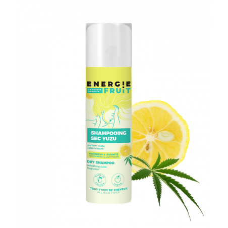 shampoing sec yuzu energie fruit